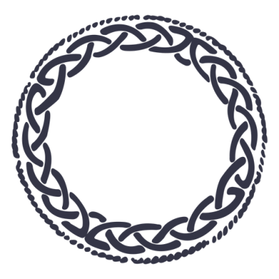 Celtic Emblem Wreath Nordic Transparent Png PNG Images