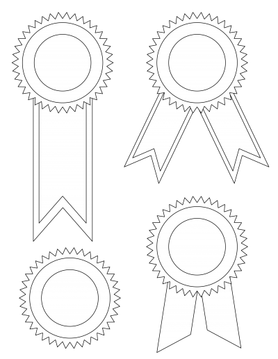 Award Ribbons Template Png PNG Images