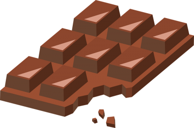 Bitten chocolate chip graphics free png high quality 