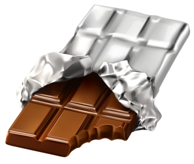 Chocolate in Foil illustration Transparent Background PNG Images