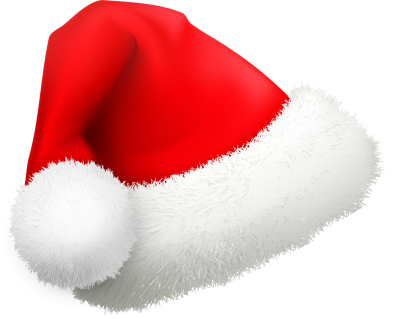 Real Red Santa Claus Christmas Hat Clipart Png - 32321 - TransparentPNG