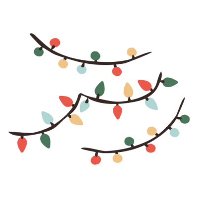 Christmas Lights Decoration Illustration Transparent Png PNG Images