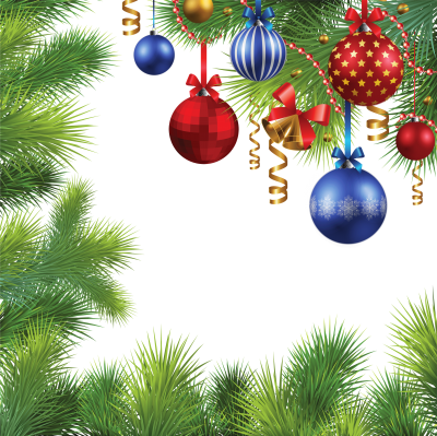 Red Blue Hanging Christmas Boxes HD Images, Tree Decoration PNG Images