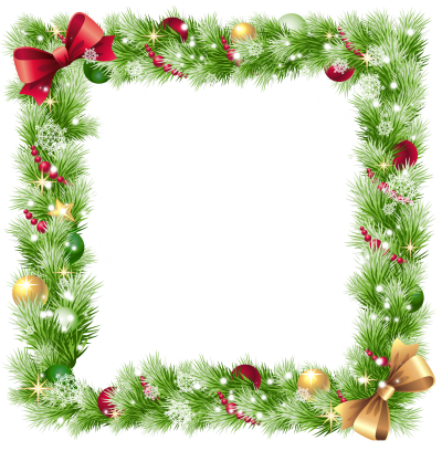 Christmas Rectangular Frames HD, Borders, Tapes PNG Images