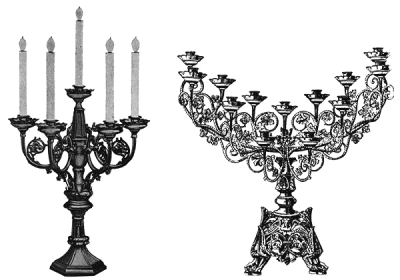 Beautiful Art Decor Church Candles PNG Images