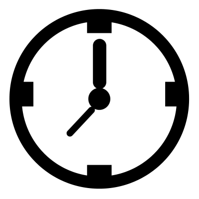 Outline Clock PNG Images