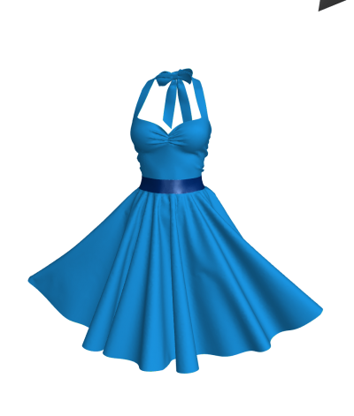 Blue Women Dress Clothes Hd Image PNG Images