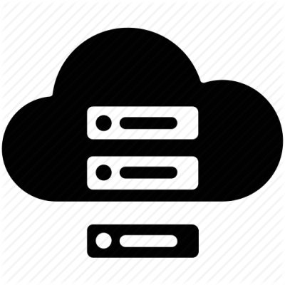 Elegant Cloud Server Icon Clipart PNG Images