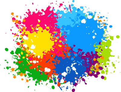 Animation Splash Digital Colors Clipart Png PNG Images