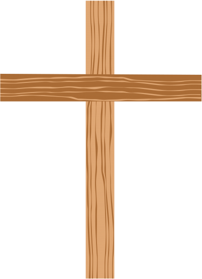 A Cross Clipart Photo Made Of Wood PNG Images