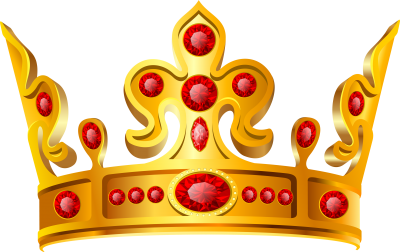 Red Stone Decorative Crown Image Transparent PNG Images