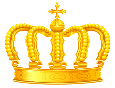 Gold Crown, Christian With A Kings Crown Icon Transparent PNG Images