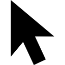 Mouse Black Bold Cursor Free Transparent PNG Images