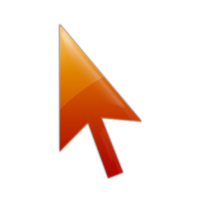 Orange Mouse Cursor Png Free PNG Images