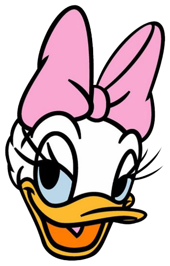 Daisy Duck Face Clipart PNG Images