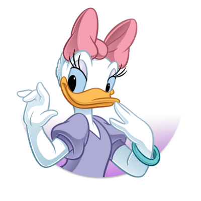 Disney Finds Daisy Duck Png PNG Images