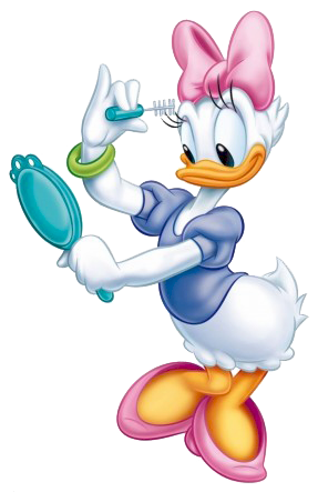 Mirror And Daisy Duck Clipart Pictures PNG Images