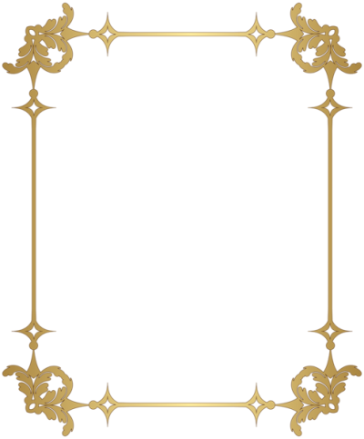 Golden Decorative Border PNG Picture PNG Images