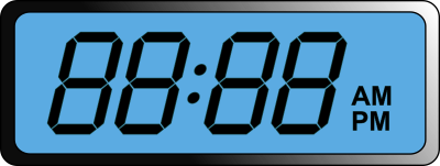 Digital Clock Cut Out 17 PNG Images