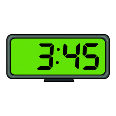 Picture Digital Clock Transparent PNG Images