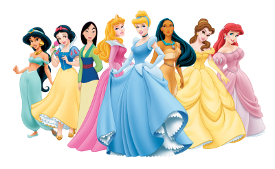 Disney Princesses Vector PNG Images