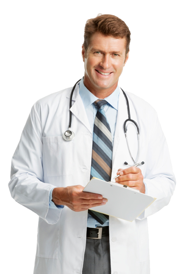 Pen In Hand Male Doctor Free Transparent PNG Images