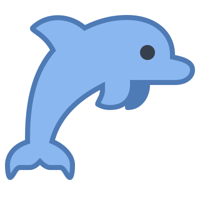Blue Dolphin Icon Png Transparent PNG Images
