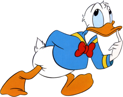 Donald Duck PNG transparent image download, size: 245x341px