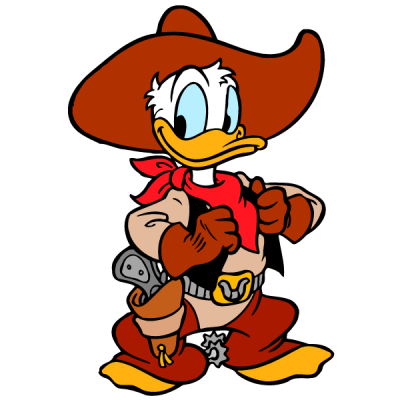 Donald Duck PNG transparent image download, size: 245x341px