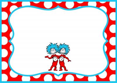 Dr Seuss Border Free Download 3 PNG Images