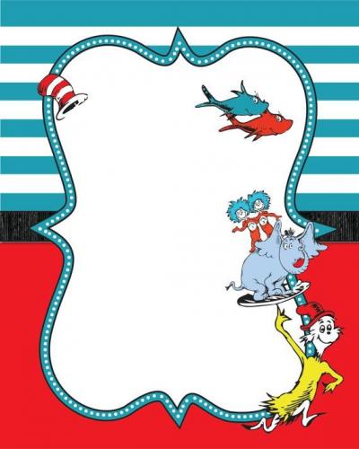 Dr Seuss Border Best Frame PNG Images