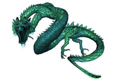 Green Dragon PNG Images