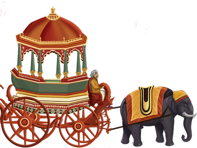 Elephant Cart At Mysore Dasara Png PNG Images