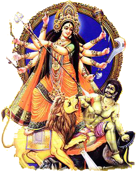 Goddess Durga Maa Png Transparent Pic PNG Images