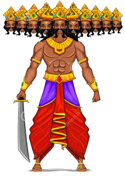 Multi Headed Ravana Png Transparent PNG Images