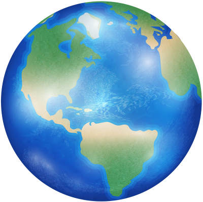 Blue Dijital Earth Png Clipart PNG Images