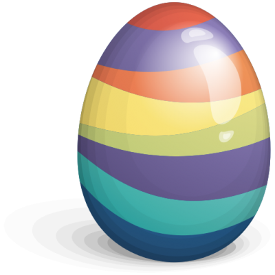 Colorful Easter Eggs Photos PNG Images