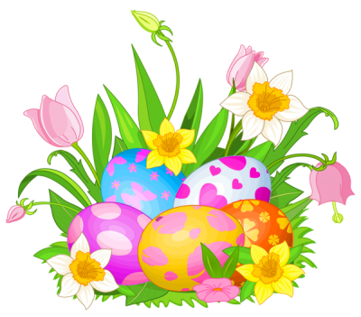 Colorful Easter Eggs Transparent PNG Images