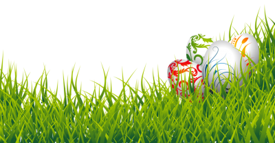 Grass And Easter Eggs Hd Transparent PNG Images