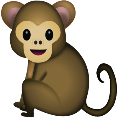 Monkey Emoji icon Transparent Free PNG Images