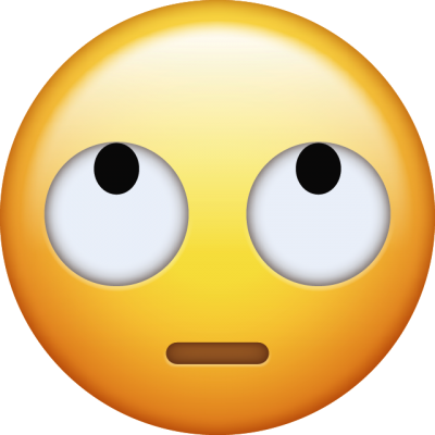 Rolling Eyes Emoji Icon Transparent Free PNG Images