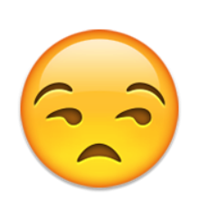 Unamused Face Emoji Png Hd PNG Images