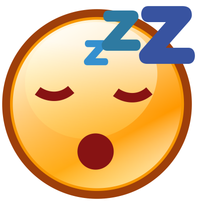 Sleeping emoji emoticons icon transparent picture png