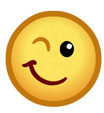 Winking brown emoji emoticons hd transparent download png