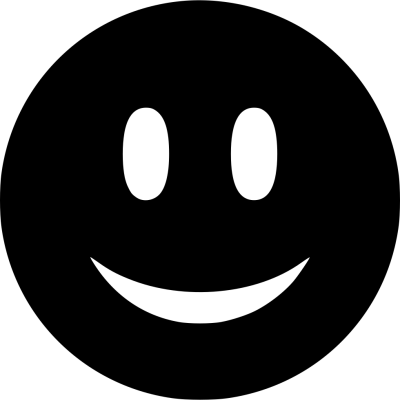 Black Smiley Face Png icon PNG Images