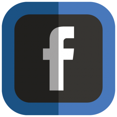 Facebook Folded Social Media Icons Png PNG Images