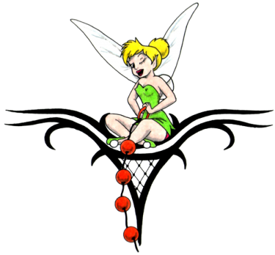 Fairy tattoos cut out png tinkerbell tattooshigh quality photos and flash designs