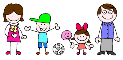 Drawing, Cartoon, Happy Family Free Png PNG Images