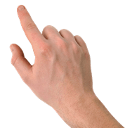 Pointing Left Finger Transparent Background PNG Images
