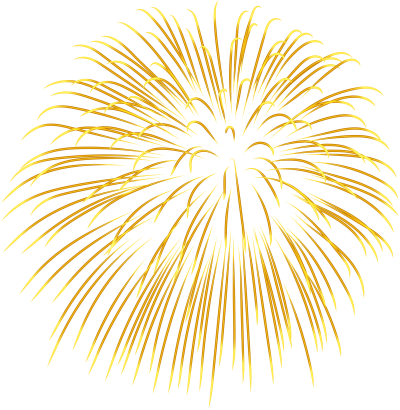  Golden Yellow PNG Fireworks, Yellow, Pictures Fireworks PNG Images